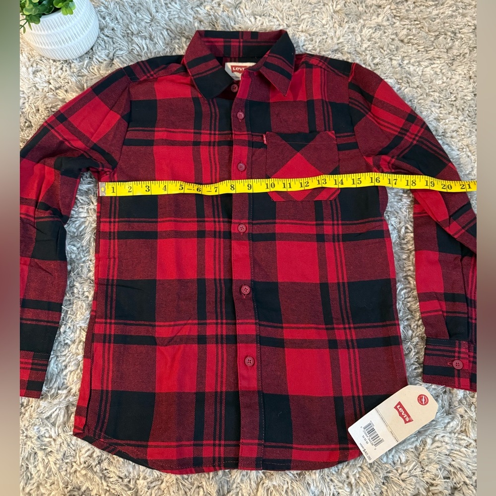 🆕 Boys Levi’s Flannel - Picture 2 of 6